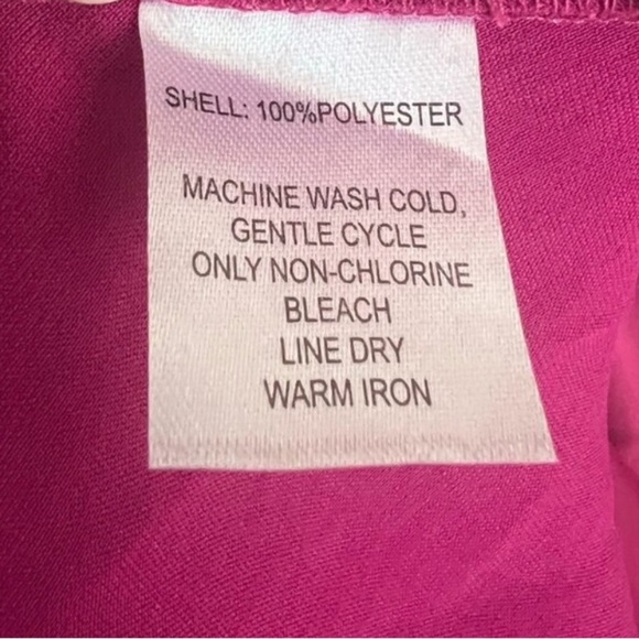 NWT House of Harlow 1960 Deep Pink Magenta/Raspberry Satin Bias Cut Dress - Picture 7 of 12